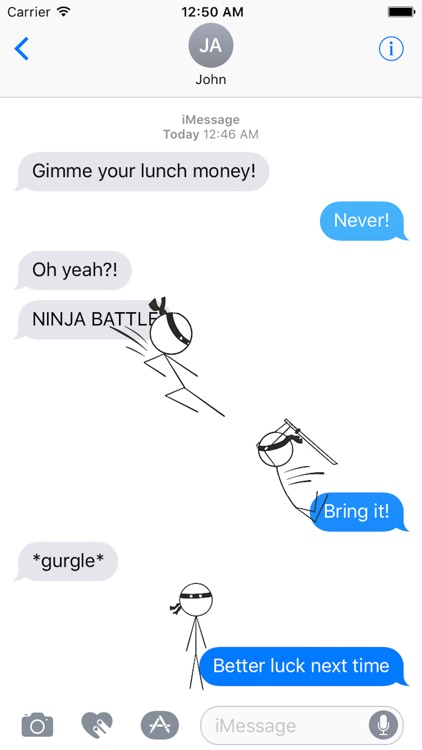 NinjaPack -- Awesome Stick Ninja Stickers