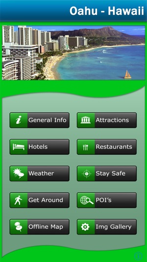 Oahu - Hawaii Offline Map Explorer
