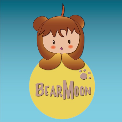 Bear and Moon Icon