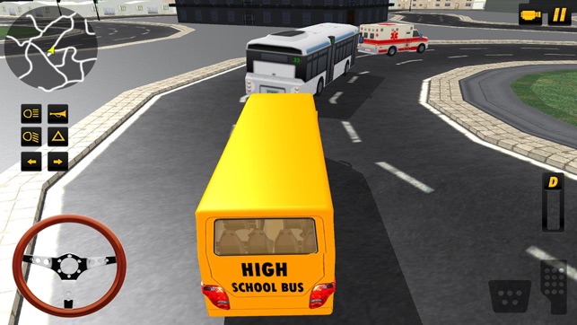 City High School Bus Driving Academy 3D(圖1)-速報App