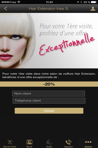 Hair Extension Ines S. Toulon screenshot 3