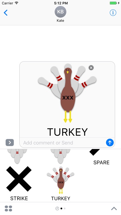 Bowling Stickies