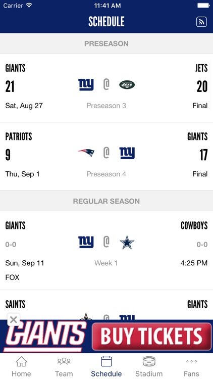 New York Giants Mobile