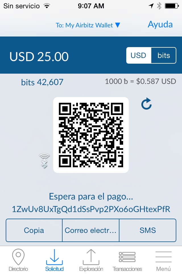 Airbitz - Bitcoin Wallet screenshot 3