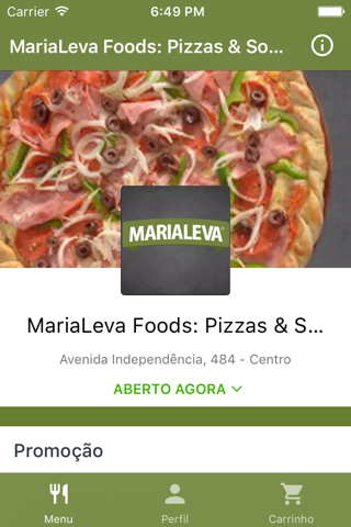 Maria Leva Restaurante Delivery screenshot 2