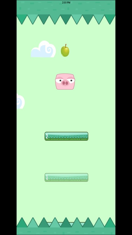 Little Pink Pig Eating Apple