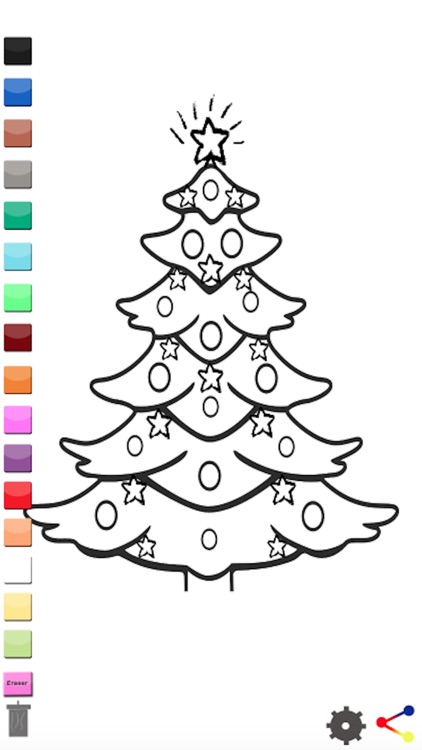 Christmas Holiday Drawing : Sketch and Coloring