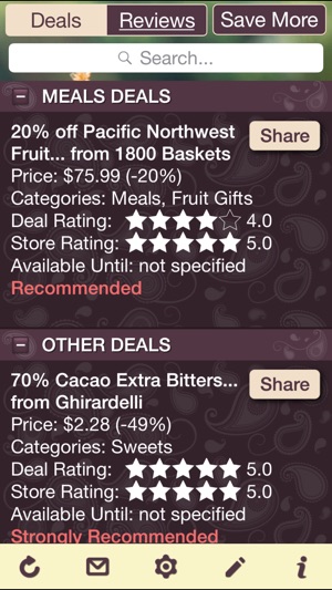 Food Deals & Drinks Deals, Food & Drinks Store Reviews(圖2)-速報App