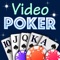 Popular game video poker in a casino appeared