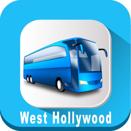 City of West Hollywood California USA where is Bus icon