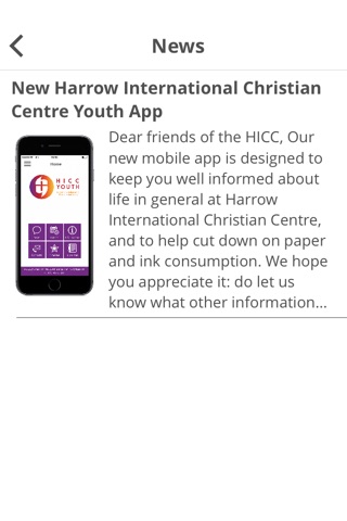 HICC Youth screenshot 2