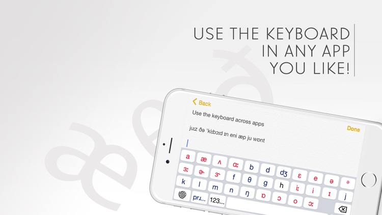 English Phonetic Keyboard with IPA symbols