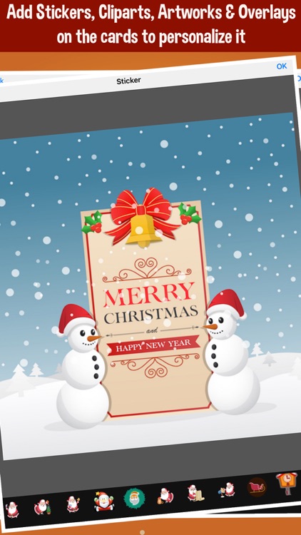 Christmas Card Creator Free! screenshot-3