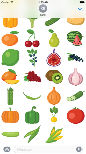 Fruits and Veggies for Stickers(圖4)-速報App