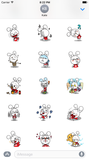 Nanny The Rabbit - Thanksgiving day stickers pack(圖3)-速報App