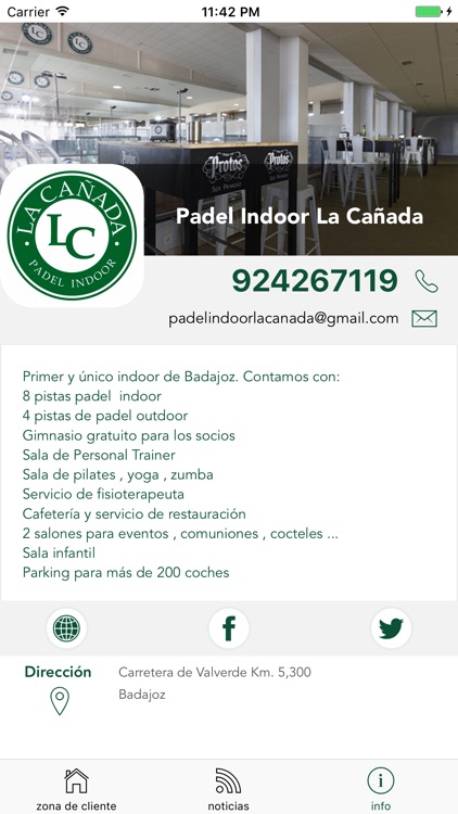 Padel Indoor La Cañada