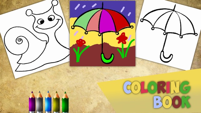 Coloring book for litle baby HD. Lite