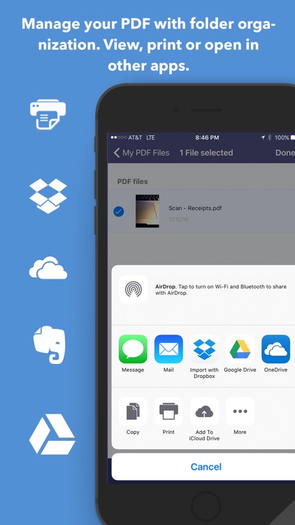 PDF it All: Scanner, PDF Printer and Converter screenshot-4