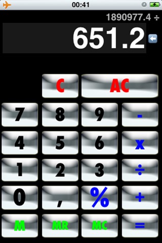 Calculator Silvercalc screenshot 2