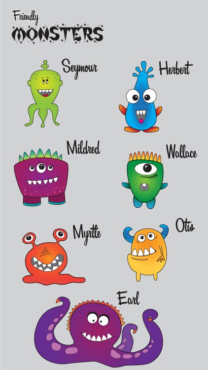 Friendly Monsters Sticker Pack
