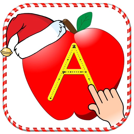 Christmas ABC Tracing Letters - Learning game