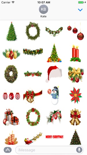 Christmas Decor Stickers for iMessage(圖1)-速報App