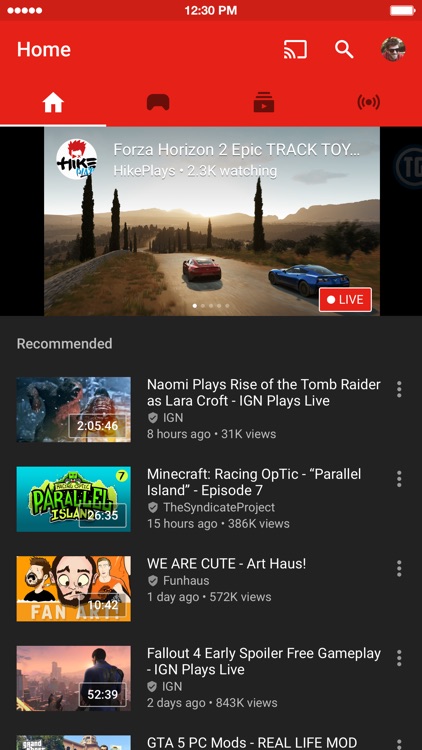 YouTube Gaming screenshot-0