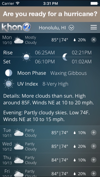KHON2 WX - Radar & Forecasts screenshot-4