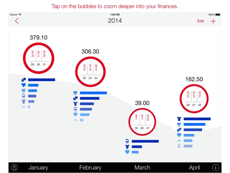 Next for iPad - Expenses