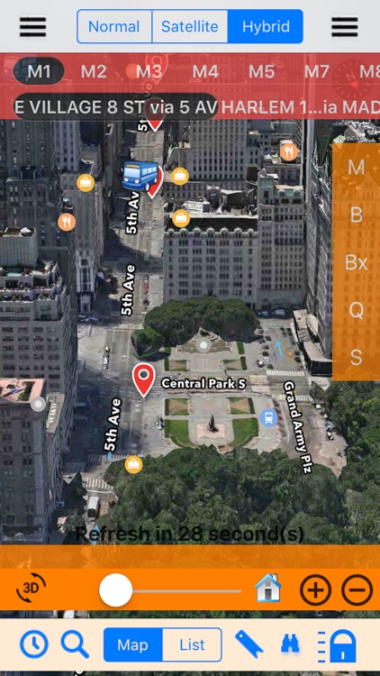 Bus NYC 3D with NOAA Radar Pro
