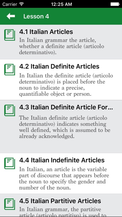 Italian Grammar - Improve your skill screenshot-4