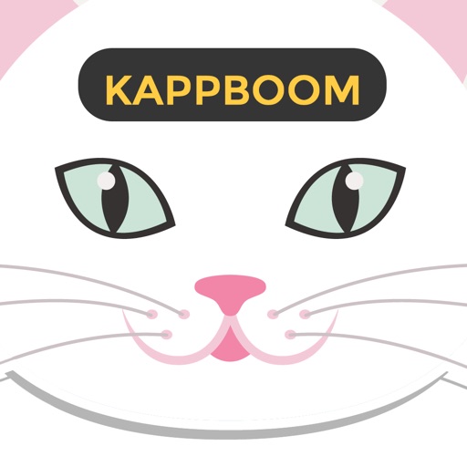 Cute Cat Face Emojis by Kappboom iOS App