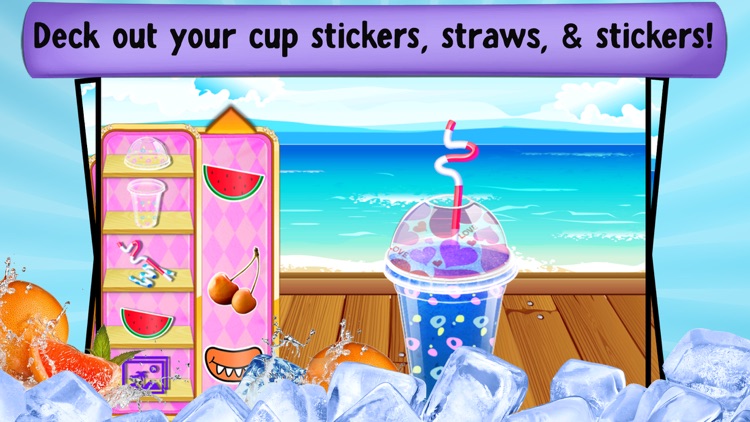 Icy Frozen Slushie Maker - Food Games! screenshot-4