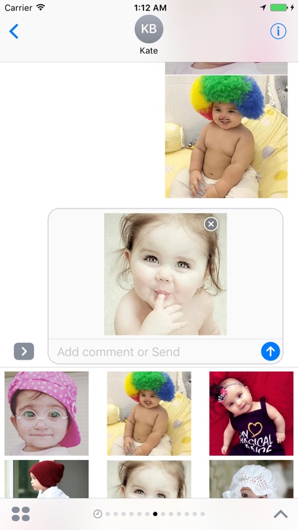 Cute babies stickers - emoji - emoticons v2
