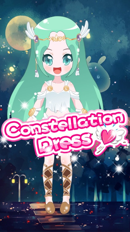 Constellation Dress - Makeup game for kids screenshot-3