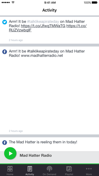 Mad Hatter Radio screenshot 2