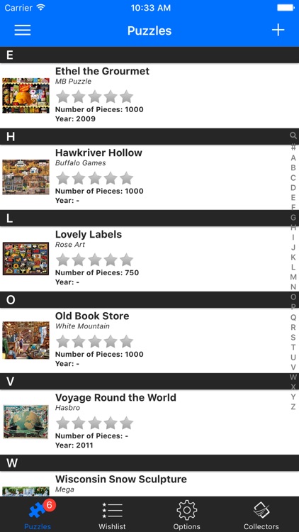 Puzzle Collector