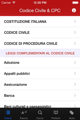 Codice Civile e di Procedura Civile screenshot 2