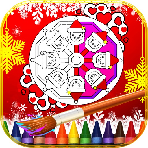 Christmas Coloring Mandalas icon