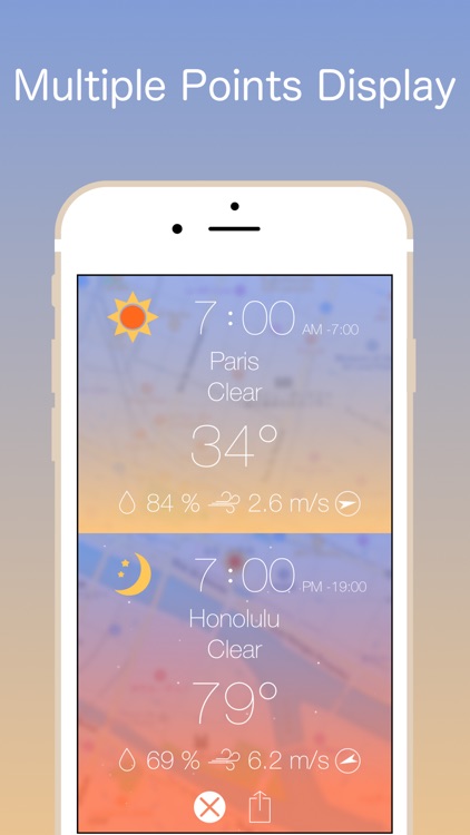 Fine° Rise - Weather and Clock on the World Map ! screenshot-3