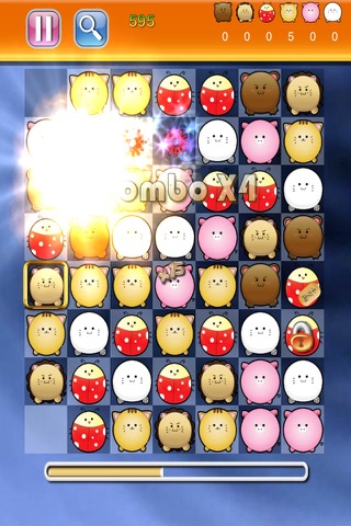Qmi Mania!! -  the cutest match 3 game - HaFun (free) screenshot 3