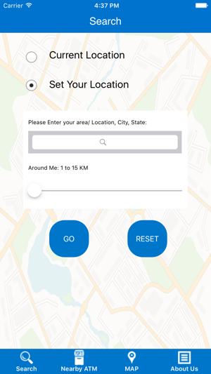 Nearest ATM Locator