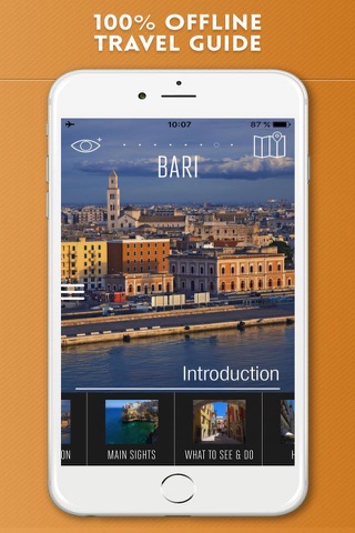 Bari Travel Guide with Offline City Street Map - náhled