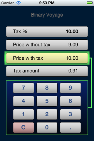 Tax Cruncher screenshot 2