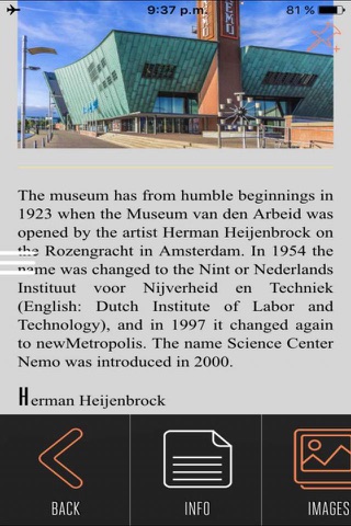 NEMO Science Center Visitor Guide screenshot 3