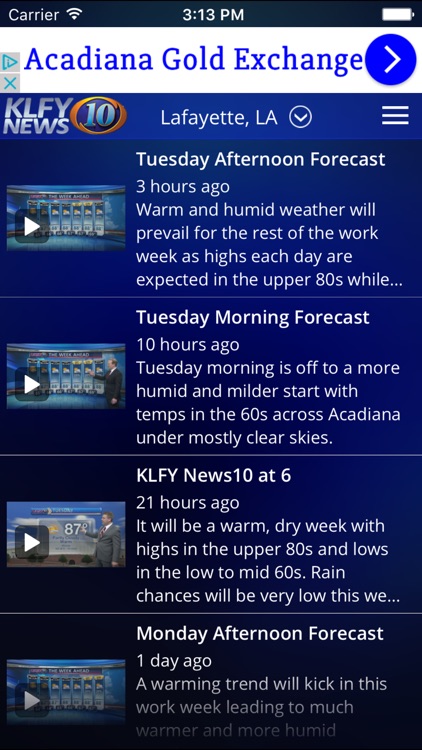 KLFY Weather - Weather and Radar from Lafayette
