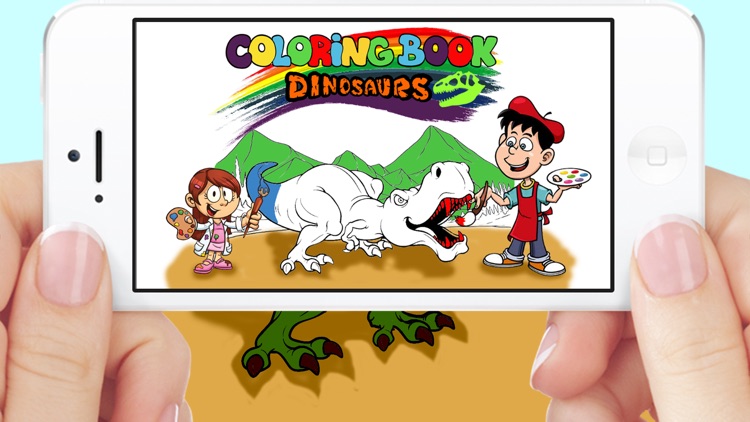 Dinosaurs Coloring Book Games For Kids