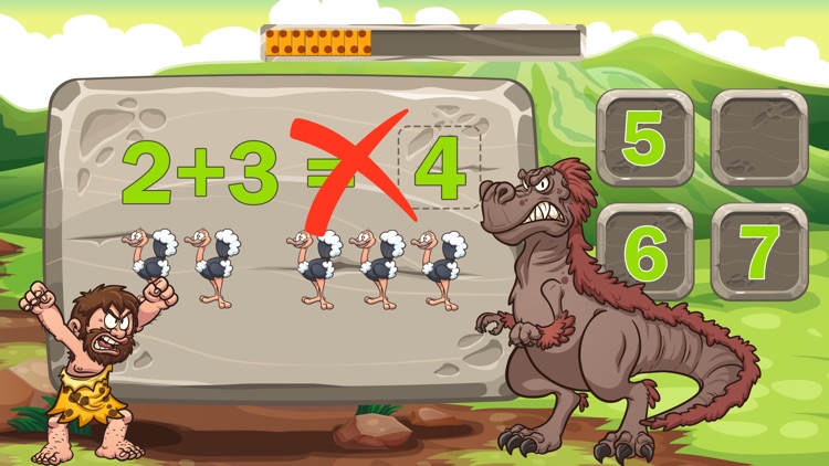 Caveman Kids Math 3 screenshot-4