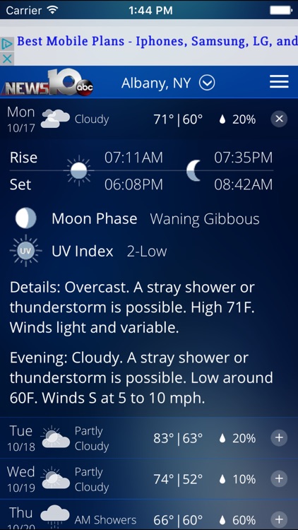 Storm Tracker - NEWS10 ABC Storm Tracker Weather screenshot-4
