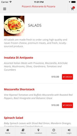 Pizzaro's Ristorante & Pizzaria Online Ordering(圖3)-速報App